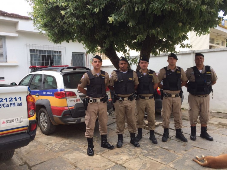 Apresentação dos novos militares do destacamento de Recreio.